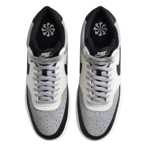 Nike Court Vision Mid Next Nature DN3577-002 Light Smoke/Black/Sail Mens Size 10 - Picture 4 of 10